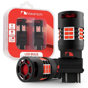 Nakamichi T25 3156 3157 P27W P27/7W Car LED Bulb 3000 Lumens 50 000
