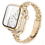 wipalor Apple Watch Strap Case 40/41/44/45mm Steel Ladies Band Screen Protector - Image 1