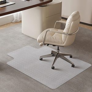 Office Chair Mat for Carpet 120x90cm Clear PVC Floor Protector Anti Slip