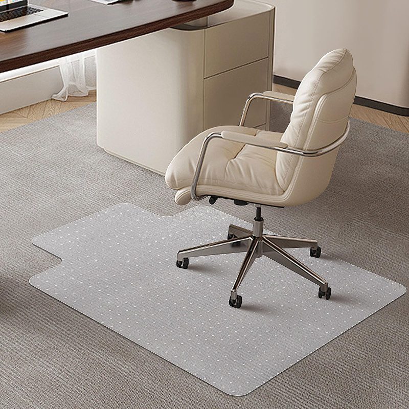 81kCn9aI60L Office Chair Mat for Carpet 120x90cm Clear PVC Floor Protector Anti Slip