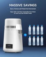 CO-Z 4L Water Distiller with Reservation Auto-Off 750W Distilled Maker 304 - Image 6
