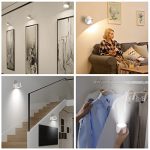 Coollamp LED Wall Light Rechargeable Battery Operated Reading Lamp Touch Control - Image 5
