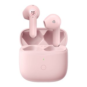 SoundPEATS Air3 Wireless Earbuds Bluetooth 5.2 aptX Adaptive Pink 4 Mic SoundPEA