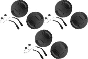 6 Pack 58mm Lens Cap Cover For Olympus M.Zuiko 75-300mm II EZ-M7530