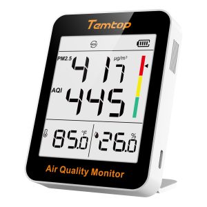 Temtop S1 Air Quality Monitor PM2.5 AQI Temp Humidity Meter Magnetic c
