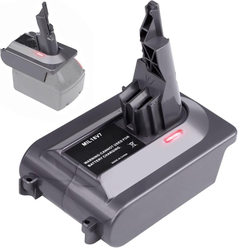 Dyson V7 Battery Adapter For Milwaukee M18 SV11 Animal Absolute Converter
