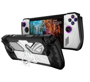 ASUS ROG Ally Case Cover With Stand Hard PC Soft TPU Protective Black
