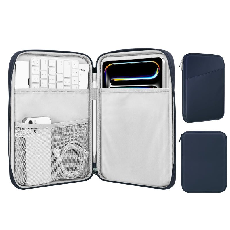 719nN70nJnL MoKo 12.9 Tablet Sleeve Bag 13 iPad Pro Air Case Pouch Waterproof Indigo