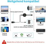 QIDUHUQI Wireless HDMI Display Adapter 4K Screen Mirror Miracast TV Dongle Jet Black - Image 6