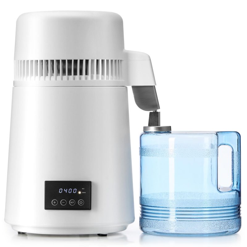 71LMM2i90dL CO-Z 4L Water Distiller with Reservation Auto-Off 750W Distilled Maker 304 - Image 1