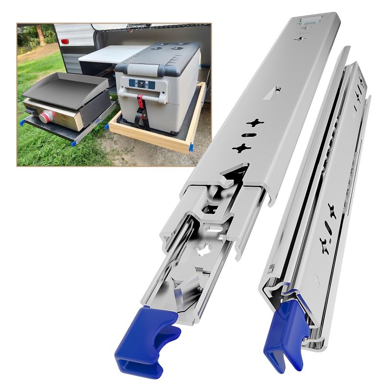 71Sk9blVg1L OLISHENG Drawer Runners 350mm 14in Locking Heavy Duty Slides 120kg Pair OLISHENG