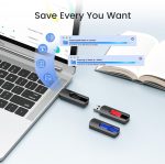 Vansuny 5 Pack 64GB USB Flash Drive Memory Stick Retractable Thumb Pen Drive Colours - Image 5