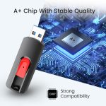 Vansuny 5 Pack 64GB USB Flash Drive Memory Stick Retractable Thumb Pen Drive Colours - Image 6