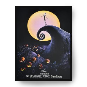 Disney Nightmare Before Christmas LED Light Up Canvas Jack Skellington Wall Art