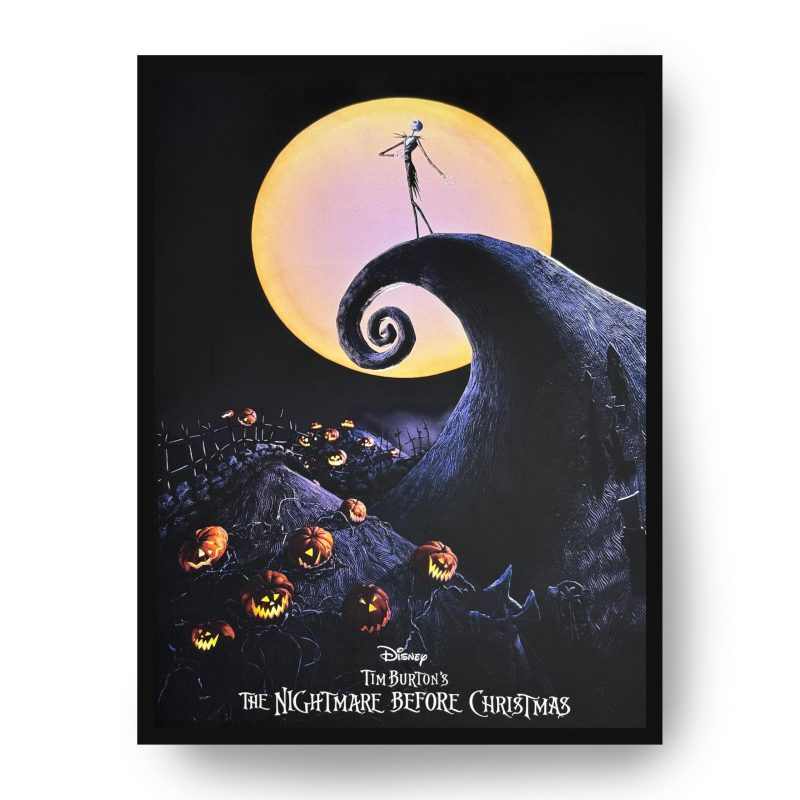 Disney Nightmare Before Christmas LED Light Up Canvas Jack Skellington Wall Art
