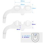 SAMODRA Classic 7.0 Bidet Toilet Seat Attachment Dual Nozzle Non Electric - Image 6