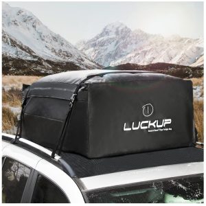 SMONTER 520L Waterproof Car Roof Bag Soft Roof Box Luggage Carrier Rack No Rails