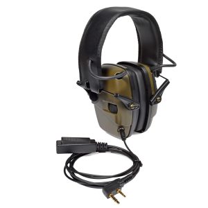 UAYESOK Electronic Ear Defenders Shooting PTT Radio Headset Baofeng UV5R Kenwood