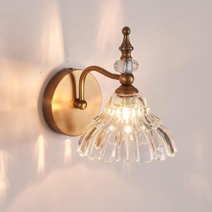 CHILDHOOD Retro Wall Light Industrial Crystal Wall Sconce Lighting CHILDHOOD