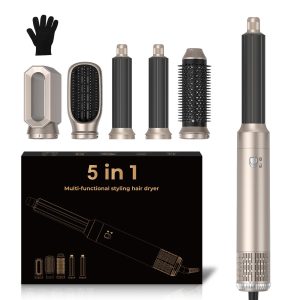 MogaWave 5 in 1 Air Styler 1000W Hair Dryer Brush 30mm Curler Noise (New other)