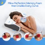 Derila Memory Foam Pillow Ergonomic Cervical Neck Support Side Sleeper - Image 2