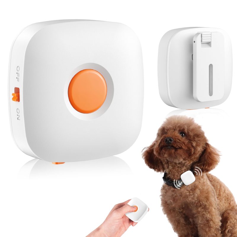81VzFEjNeFL No Shock Dog Training Collar Clip Remote Vibrating Clicker Small Dogs