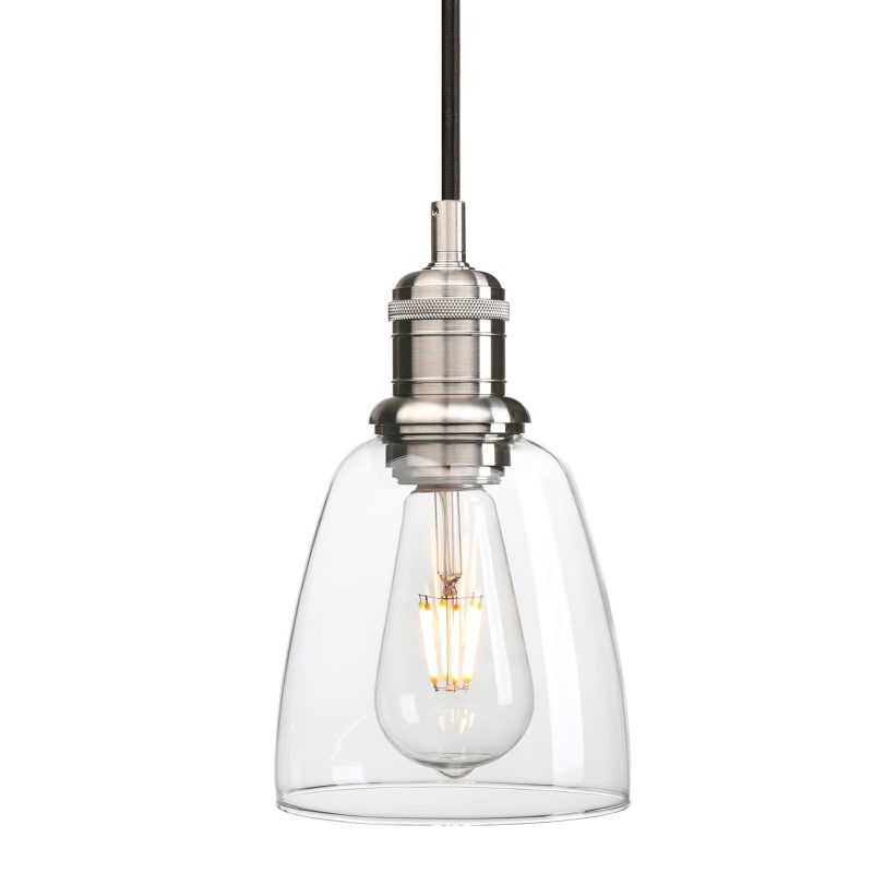 JIMUBEAM Industrial Glass Ceiling Pendant Light Retro Brass Hanging Lamp JIMUBEA