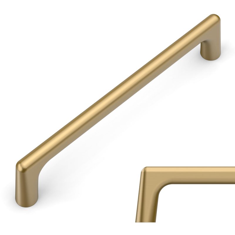 6104lIEy7HL 10 Pack Amerdeco Champagne Bronze Cabinet Handles 96mm Drawer Pulls