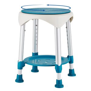 Shower Stool for Inside Upgrade Swivel Chair Elderly Seniors Adult Disabled 360°