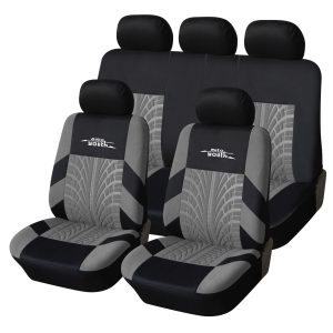 Universal Car Seat Covers Full Set Durable Polyester Washable
