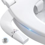 BYRISON Ultra Slim Bidet Toilet Seat Attachment Dual Nozzle Non Electric - Image 1