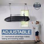 YourBoard Cargo Box Ceiling Storage Hoist Garage Pulley Lift Roof - Image 2
