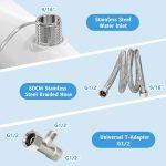 BYRISON Ultra Slim Bidet Toilet Seat Attachment Dual Nozzle Non Electric - Image 4