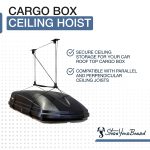 YourBoard Cargo Box Ceiling Storage Hoist Garage Pulley Lift Roof - Image 3