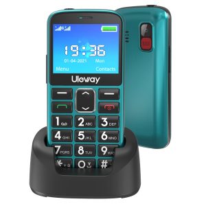 Big Button Mobile Phone for Elderly Dual SIM SOS HAC 1000 Milliamp Hours uleway