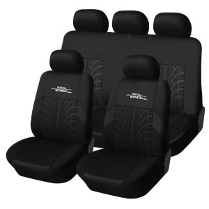 Universal Car Seat Covers Full Set Durable Polyester Washable