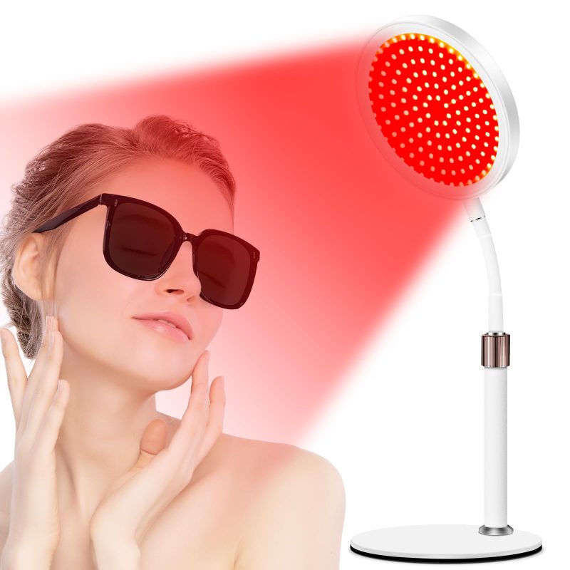Red Light Therapy Lamp with Adjustable Height 5 Brightness Levels (New other (se