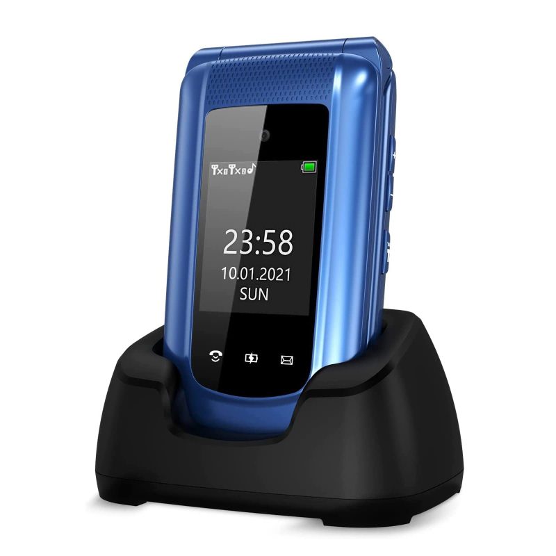 Big Button Mobile Phone for Elderly 2.4" Display SOS Torch
