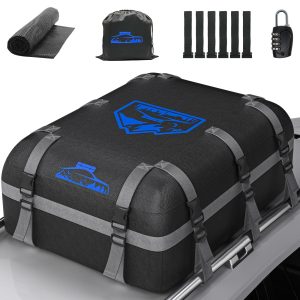Car Roof Bag 20 Cubic/566 L Waterproof Anti-Slip Mat 10 Straps (New other (see d