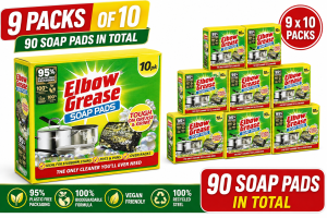 9 x 10 Pack Elbow Grease Soap Pads