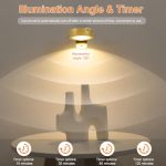 Lightsjoy 3 Pack Picture Lights for Wall Rechargeable - Image 3