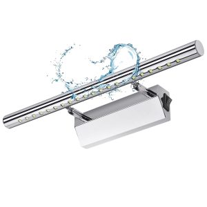 LED Wall Light Bathroom Mirror Adjustable Angle Stainless Steel