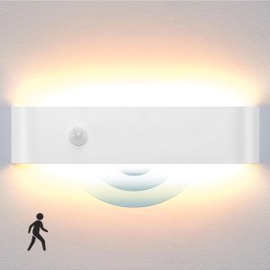 40cm Motion Sensor Wall Lights 18W LED 1800 Lumens Auto On/Off